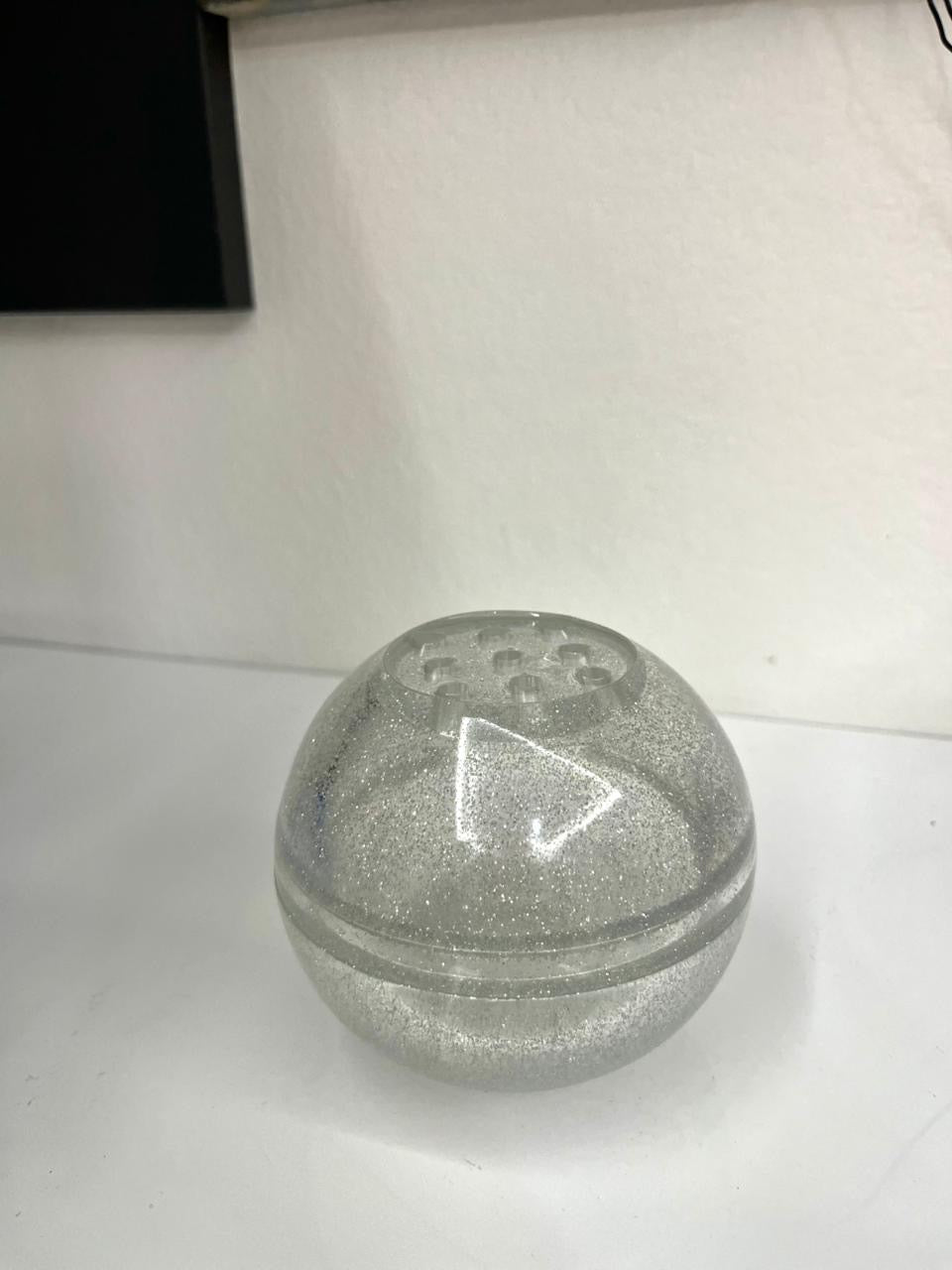 Handmade Glitter Resin Incense Burner – Elegant Censer for Bakhoar & Aromatherapy